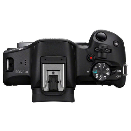 Canon EOS R50 black + Rf-s 18-45 Is Stm + Rf-s 55-210mm Is Stm